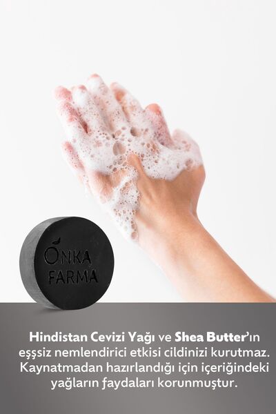 OnkaFarma Onka Farma Relax Doğal Sabun 100 gr Bambu Aktif Karbon Derinlemesine Arındırma