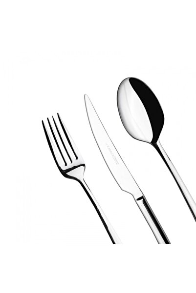 Karaca Alder Fork Spoon Knife Set 84 Pieces for 12 People