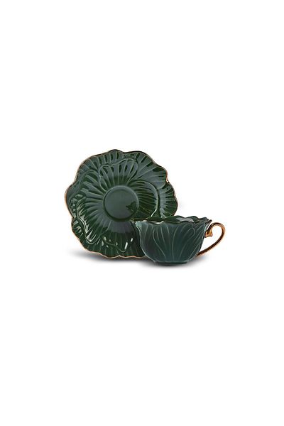Karaca Laurel 6-Person Coffee Cup 90 ml
