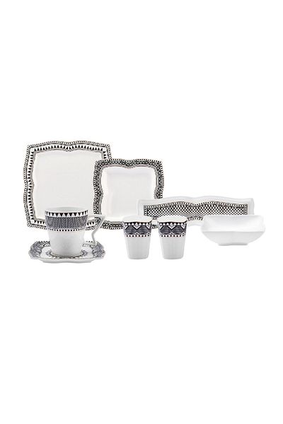 Karaca New Globe 32 Piece Breakfast/Serving Set for 6 Persons