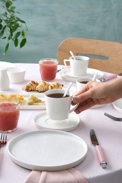 Karaca Forever Bone Salus 33 Pieces Breakfast Set for 6 People