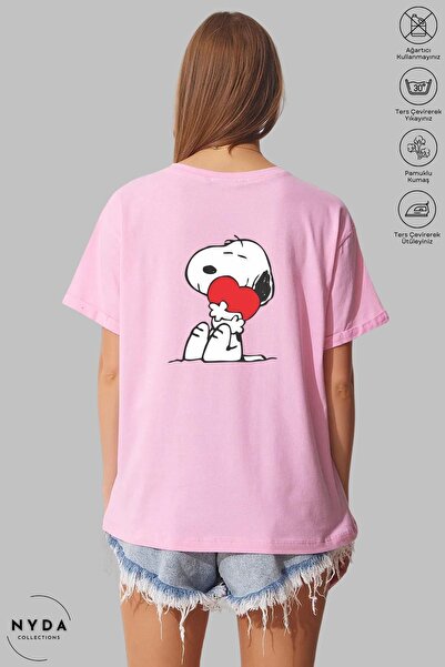 Nyda Collections Tricou cu mânecă scurtă unisex cu mânecă scurtă, cu imprimeu...