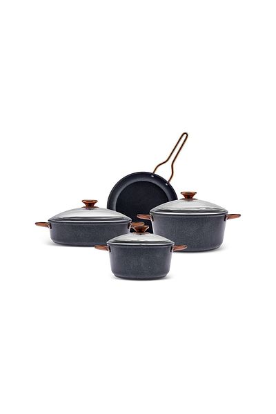 Karaca Biodiamond Expert Rosegold 7 Piece Cookware Set