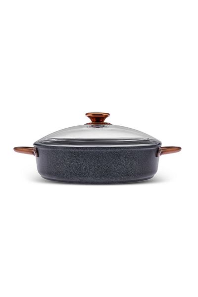 Karaca Biodiamond Expert Rosegold Karnıyarık Pot 26 cm