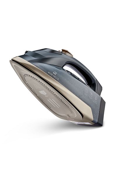 Karaca Suction Cup Iron Steam Iron Black Gold