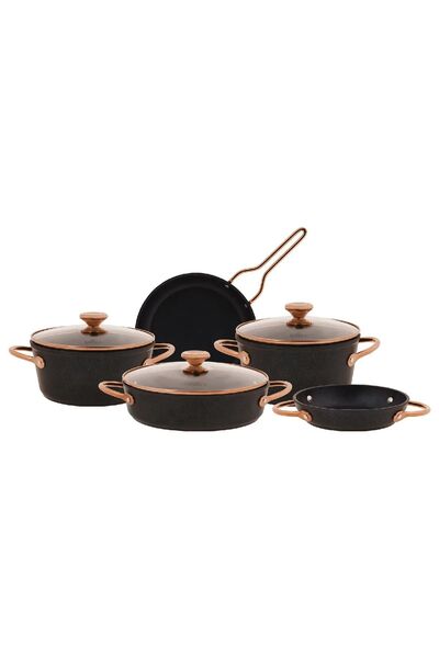 Karaca Biodiamond Power Rosegold 8 Parça Tencere Seti