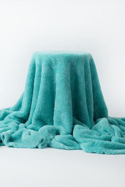 Gleamy Διπλής όψης Mint Green Welsoft Πλένεται βελούδινο ύφασμα 100x180