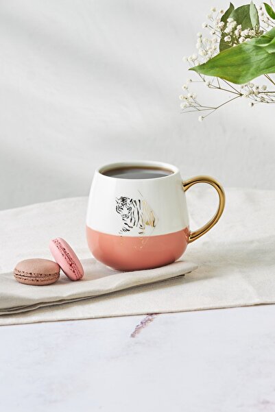 Karaca Leo Motif Kupa 460 Ml