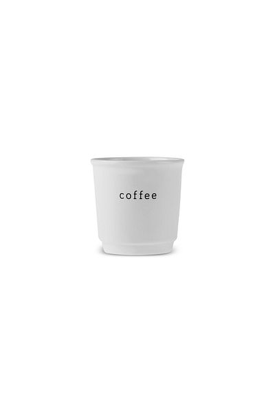 Karaca Weiße Tomris-Espressotasse – 90 ml