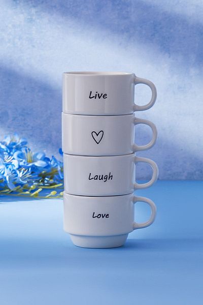 Karaca STD Lovely Laugh 4-osobowy zestaw do kawy espresso 100 ml - klasyczny