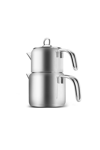 Karaca Mani Induction Base Midi Teapot Set