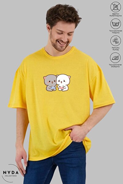Nyda Collections Majica sa širokim izrezom Bubu Dudu Game, od tiskanog pamuka...