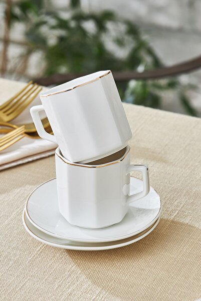Karaca Vezir Classic Coffee Cup Set for 6 People 80 ml