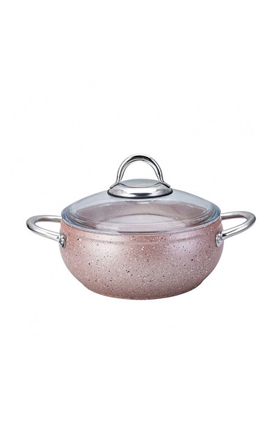 Karaca Avanos Rose Bio Granite 7 Piece Cookware Set