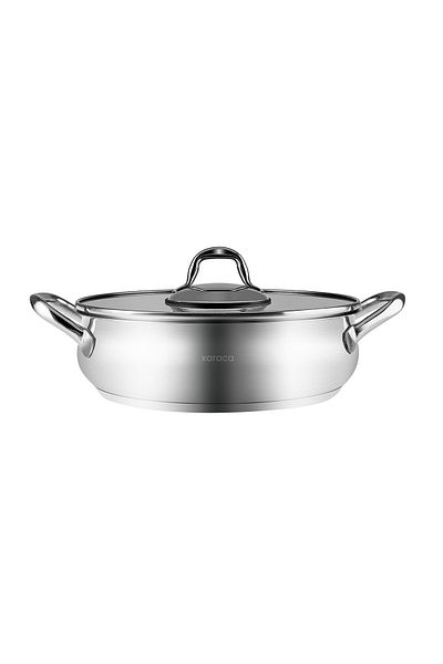 Karaca New Akara Induction Based Steel Pot 24 cm