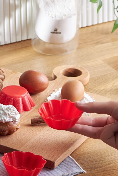Karaca 6-Piece Silicone Muffin Mold