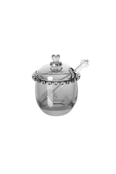 Karaca Glory Glass Anthracite Fish 9 cm