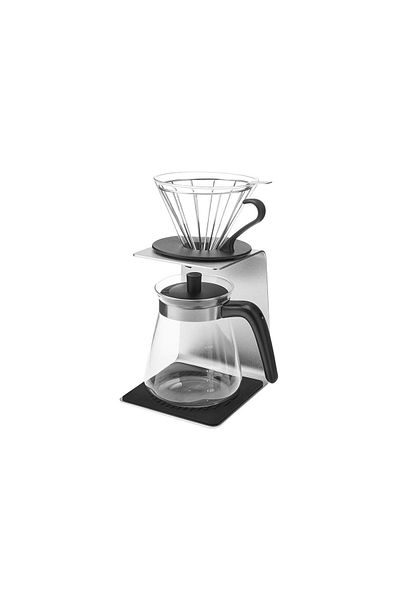 Karaca Brewy Coffee Stand - Double Wall, 600 Ml Borosilicate Glass Dripper Set
