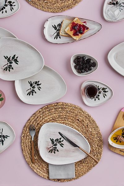Karaca New Alyvia 24 Piece Breakfast/Serving Set for 6 Persons