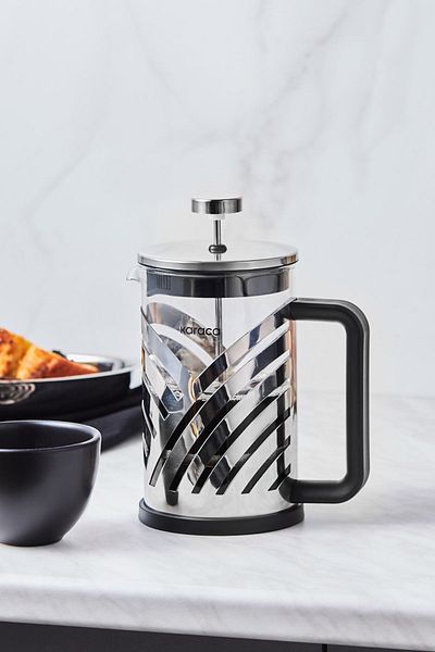 Karaca 800 ml Wave Borosilicate Glass French Press