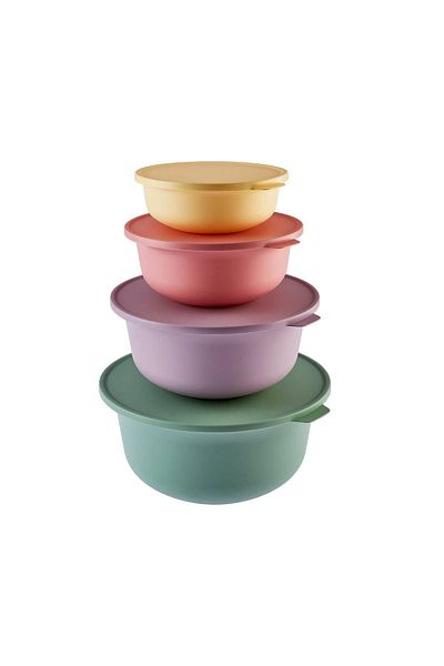 Karaca Forbs 2 In 1 4-Piece Storage and Mixing Container