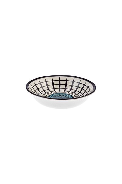 Karaca Paye Seldschukische Serie Blaue Porzellan-Snackschale 14 cm
