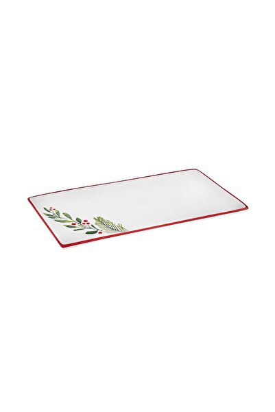 Karaca New Year New Year Appa Rectangular Boat Plate 29 cm