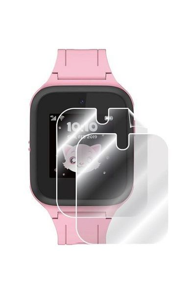 ECRMOBILE Tcl Alcatel Movetime Mt40/mt40x Smart Children's Watch Screen Protector (2 Pieces) Compatible