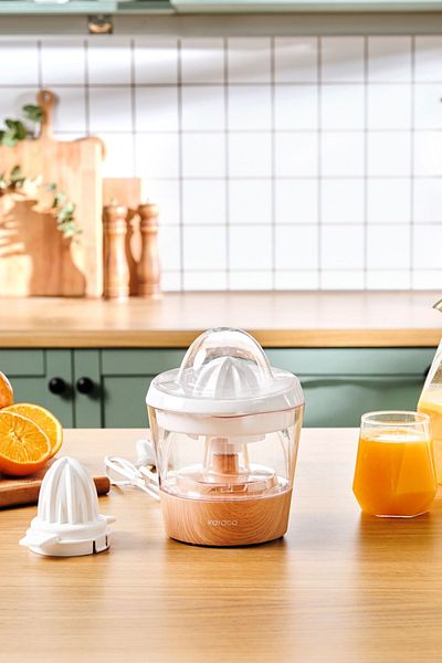 Karaca Freshpulpy Wooden Patterned Electric Citrus Juicer