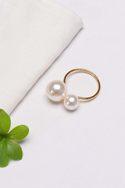 Karaca Home Pearl 2-Piece Napkin Ring
