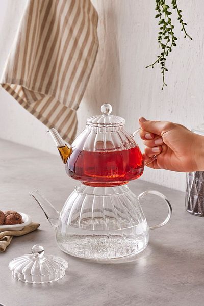 Karaca Lori Borosilicate Glass Teapot