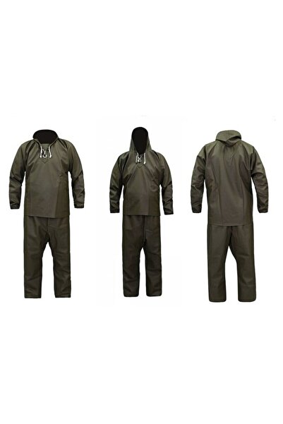 Hunthink Su Geçirmez Balıkçı Takım Yağmurluk - Avcı - Balıkçı - Çiftçi - Sulama - Su Geçirmez - Pvc