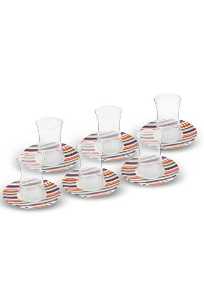 Karaca Bailando 12 Piece Tea Set for 6 People