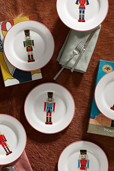 Karaca Kurşun Asker Pasta Tabağı 6'lı