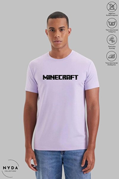 Nyda Collections Minecraft majica sa printom, unisex, pamučna, prevelika - ok...