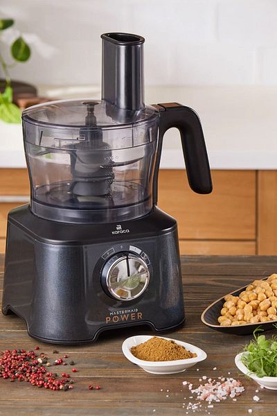 Karaca Robot de bucătărie Mastermaid Power Max 11 în 1, negru lucios, 2500 W