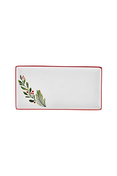 Karaca New Year New Year Appa Rectangular Boat Plate 29 cm