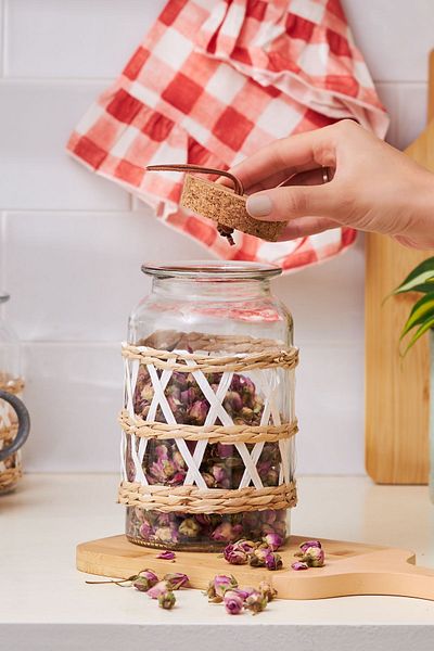 Karaca Yosemite White Jar/Storage Container 1500 ml