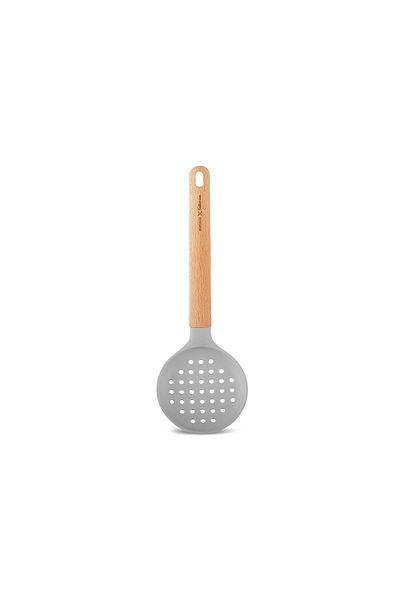 Karaca Refika 33,8 cm Silicone Colander - Wooden Handle