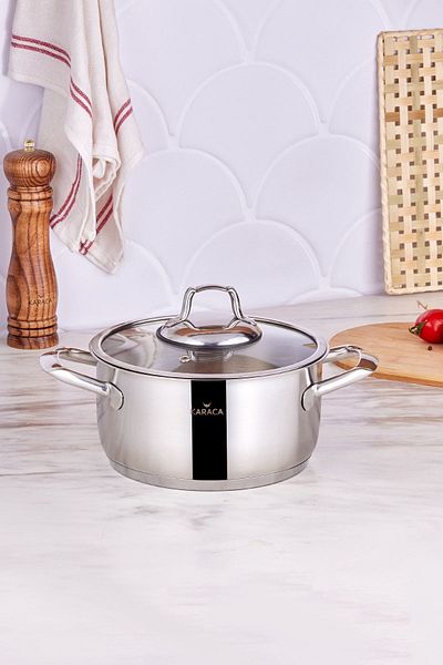 Karaca Bianca Steel Pot 20 Cm