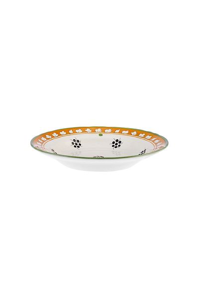Karaca Paye Seljuk Series Yellow Porcelain Pit Plate 23 cm