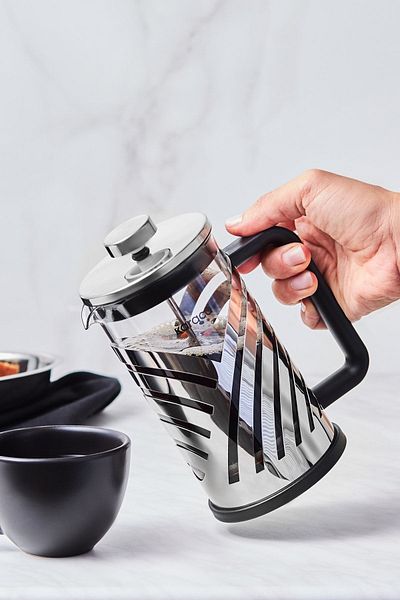 Karaca 600 ml Wave Borosilicate Glass French Press