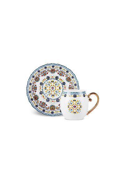 Karaca Valencia 6 Personality Coffee Cup - 90 ml