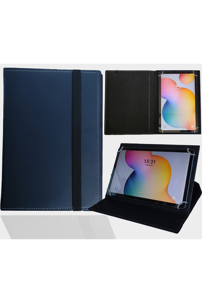 ZDN Case General Mobile E-Tab 5 10.1" Tablet Uyumlu Standlı Üniversal Kapaklı Tablet Kılıfı