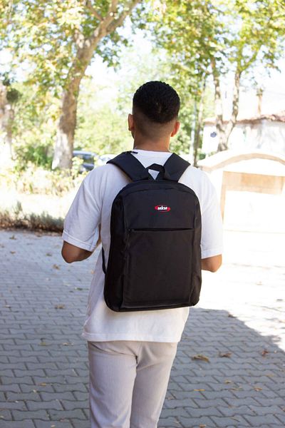 KAFF Mkm Adjustable Shoulder Strap Laptop Backpack - with Compartment
