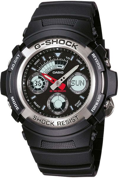 Casio Aw-590-1adr Model Wristwatch