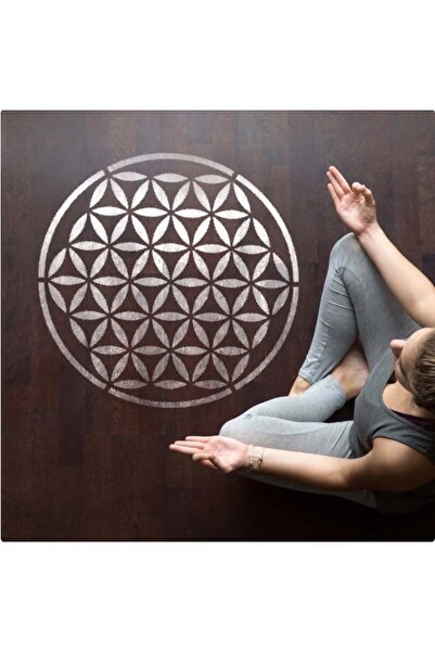 Mandalart Fabric Yaşam Çiçeği Büyük Boy Mandala Şablonlar