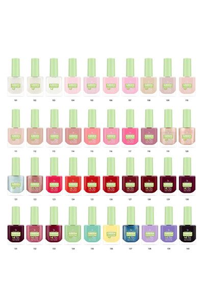 Golden Rose GREEN LAST&CARE NAIL COLOR NO: 121