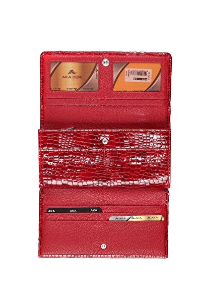 Aka Deri Leather Women's Wallet 459 66