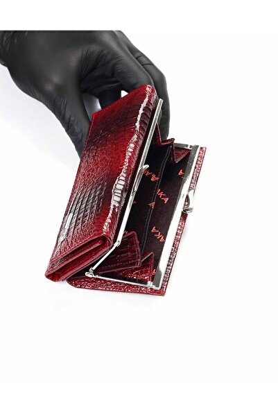 Aka Deri Leather Women's Wallet 423 30